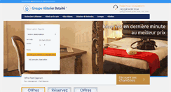 Desktop Screenshot of groupe-hotelier-bataille.com